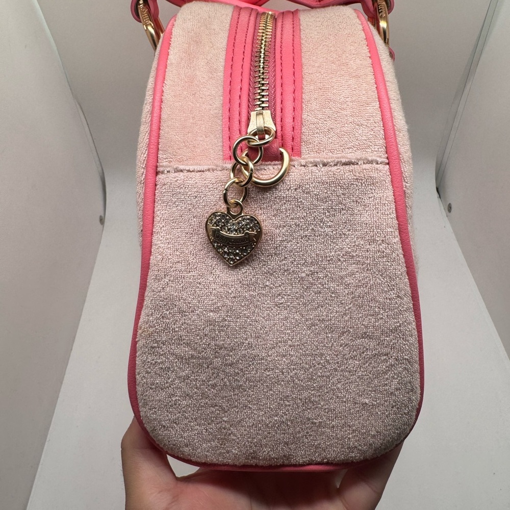 Juicy Couture Lovers Club Daydreamer Shoulder Bag Tote Handbag Charms Bow NWT - Picture 2 of 6